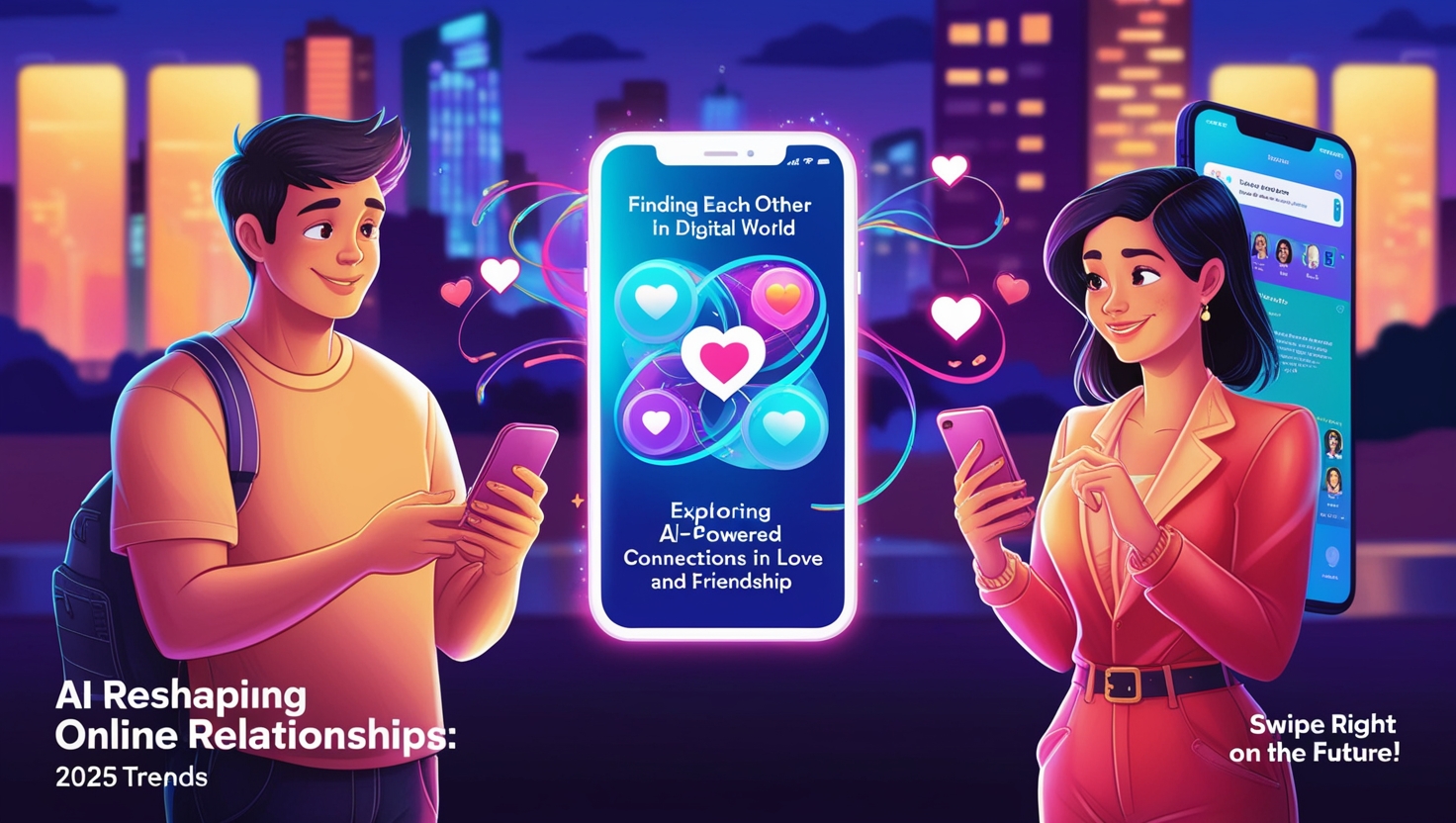 AI Reshaping Online Relationships: 2025 Trends