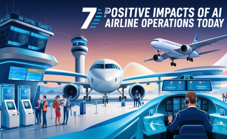 7 Positive Impacts of AI in Airline Operations Today