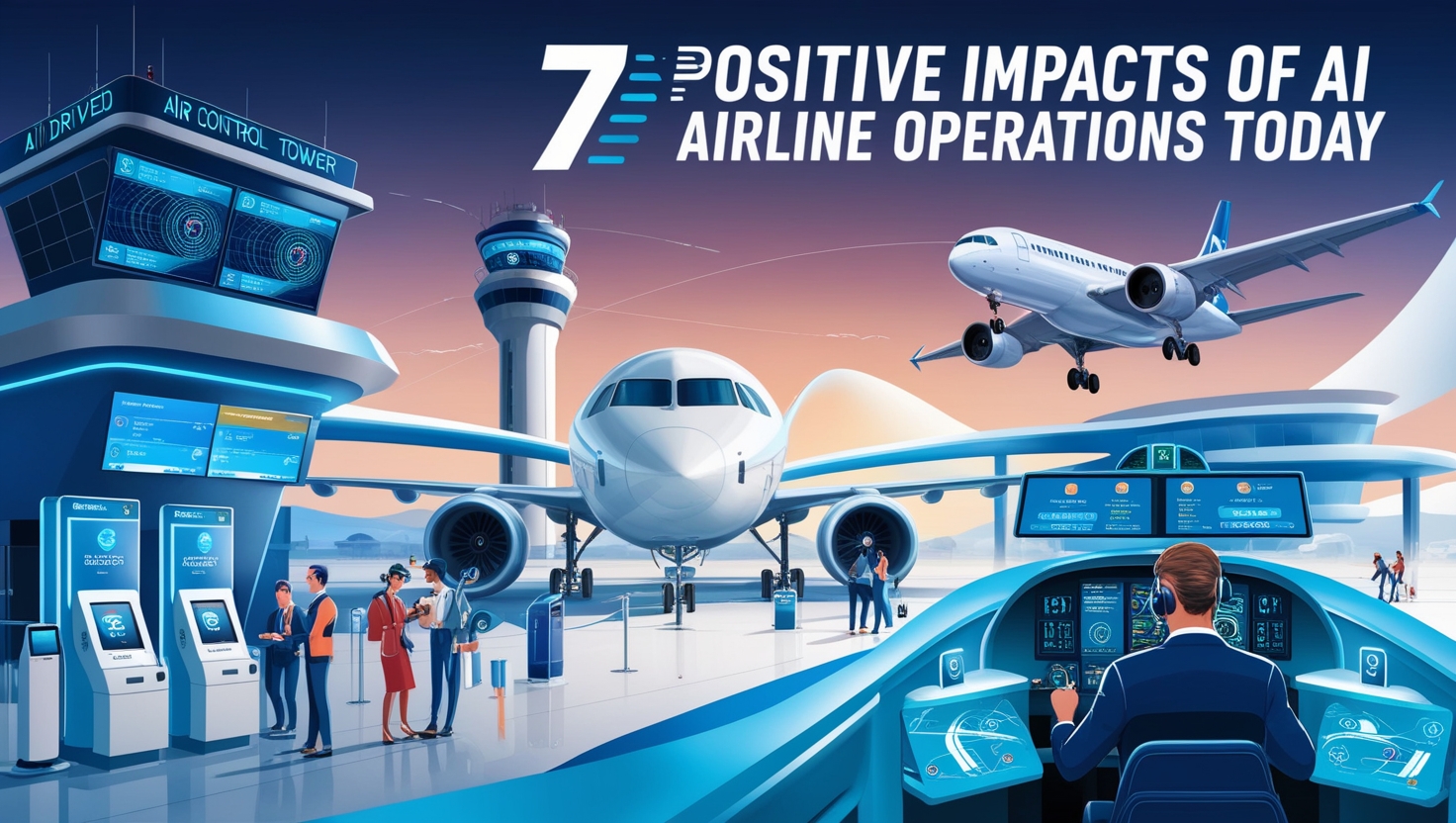 7 Positive Impacts of AI in Airline Operations Today